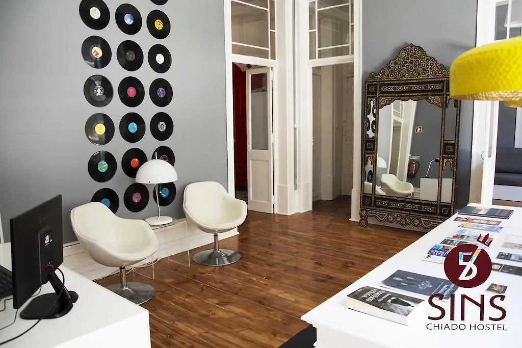 5 Sins Chiado Hostel Lisbon Portugal